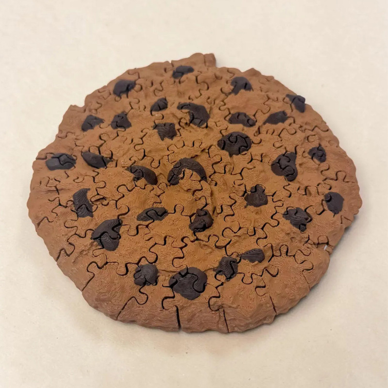 Cookie puzzle building blocks