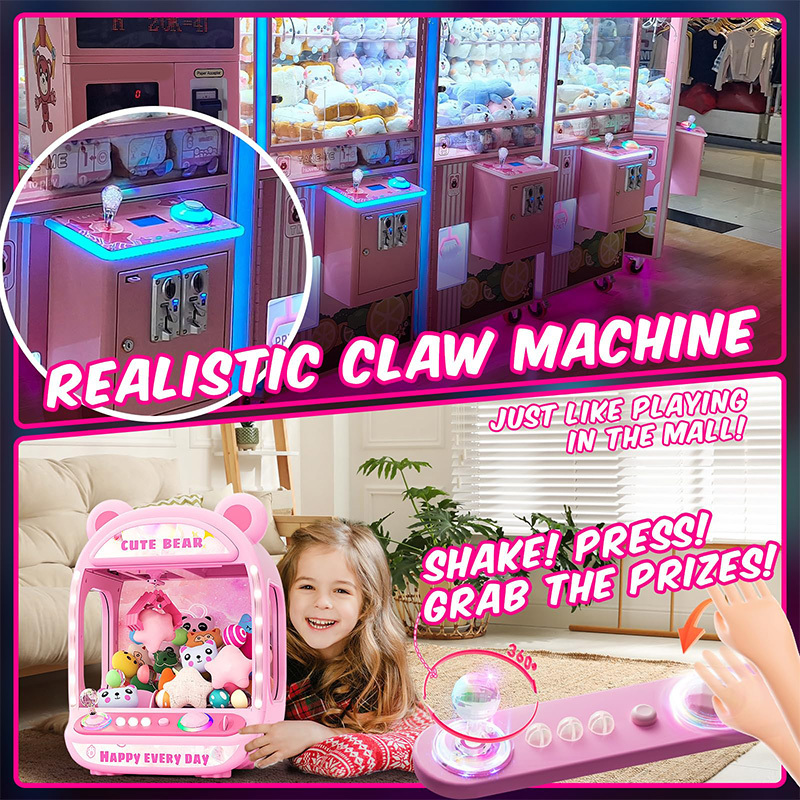 Children Claw Machine with Capsule Toys