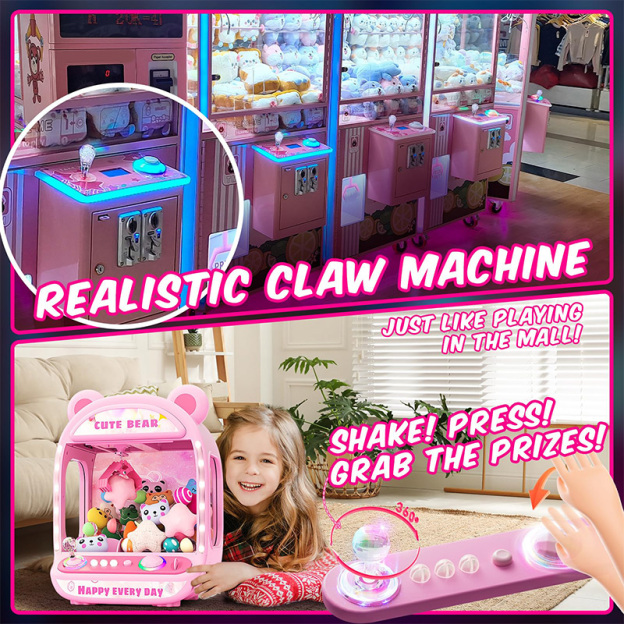 Children Claw Machine with Capsule Toys