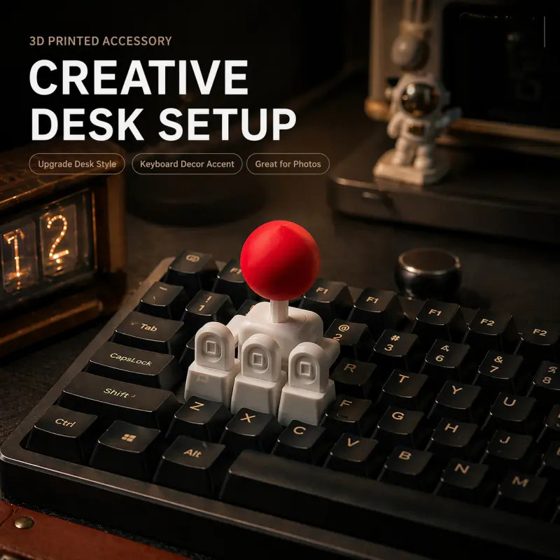 3D printed mechanical keyboard joystick keycaps