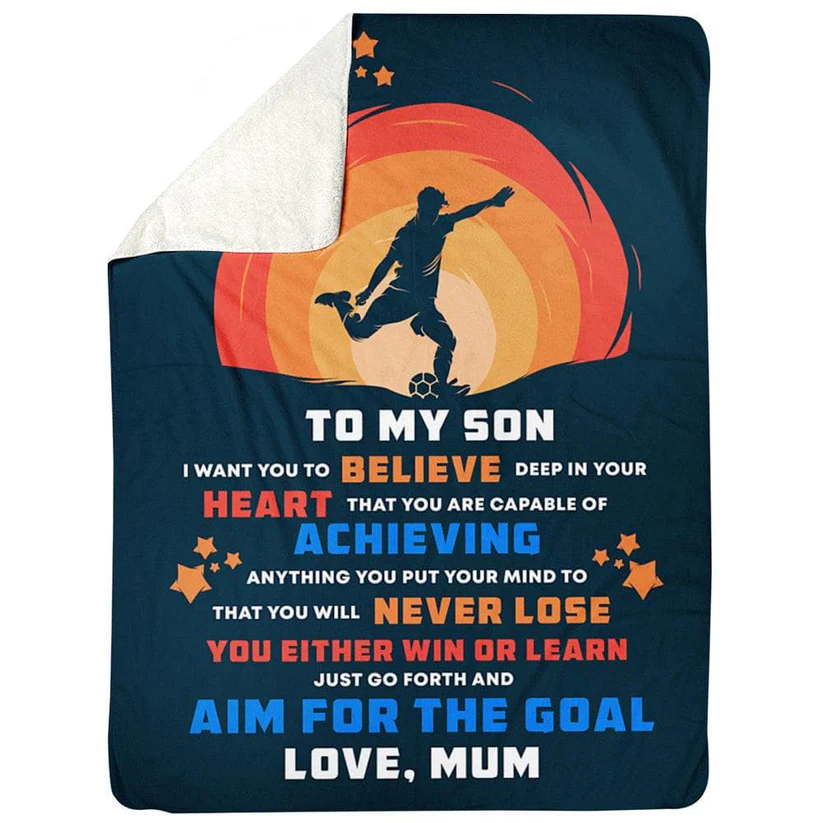 Soccer/Football v2 - Personalized Blanket