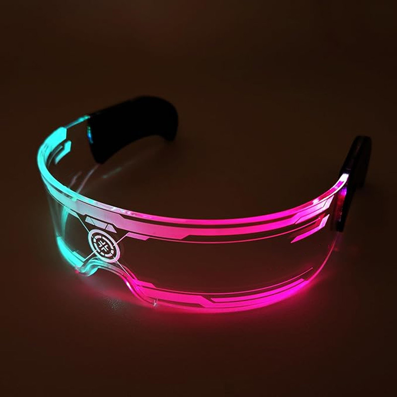LED Acrylic Seven-Color Light-Up Glasses