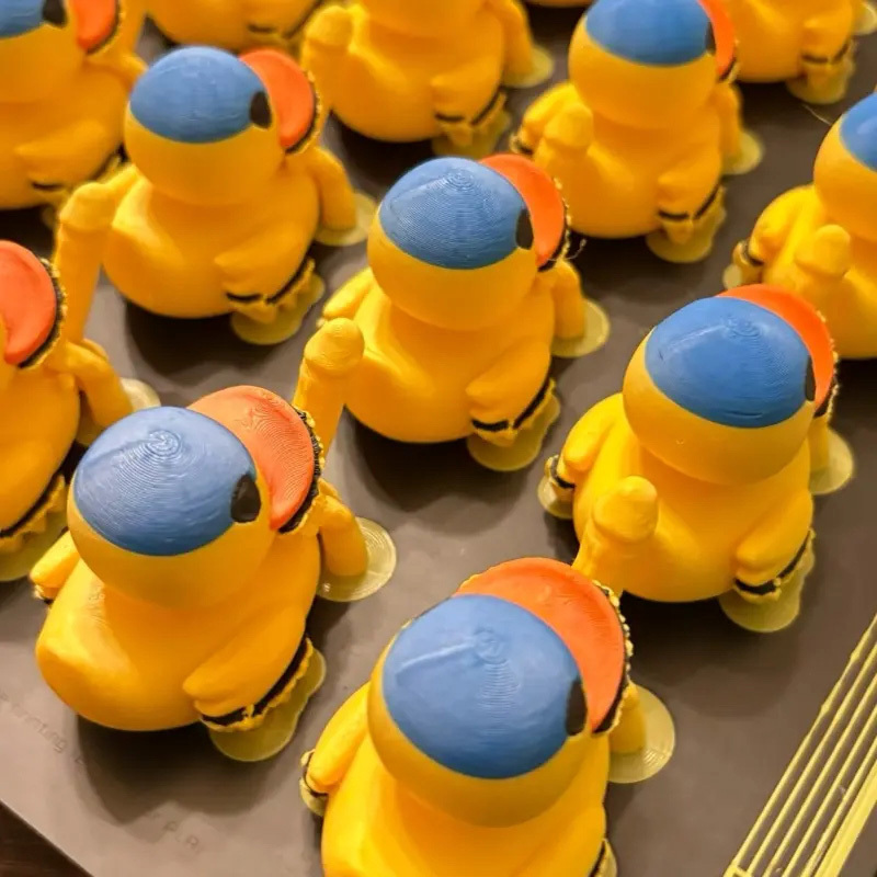 3D Fun Mini Yellow Duck Ornament