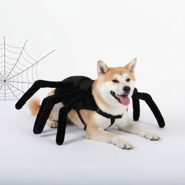 Halloween Funny Pet Spider Chest Back