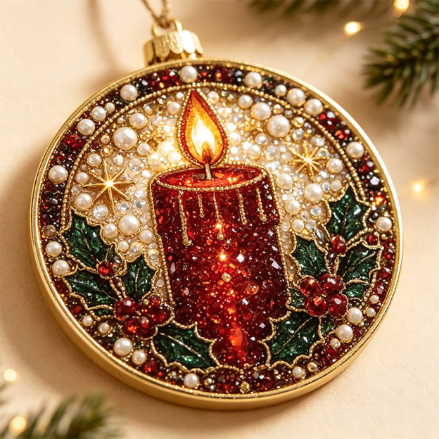DIY Diamond Painting Christmas Decoration Set