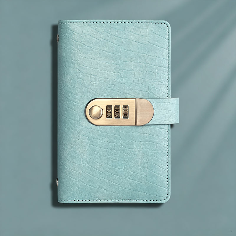 Combination Lock Binder Wallet
