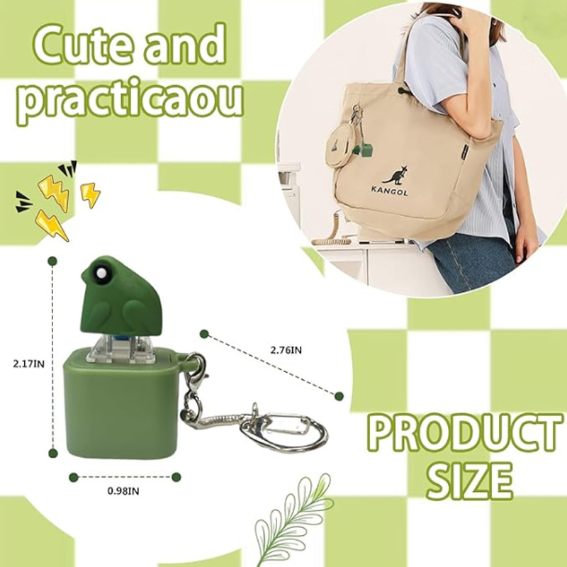 Stress relief frog keychain