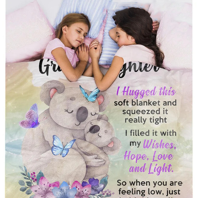 Granddaughter Blanket - Koala Hug