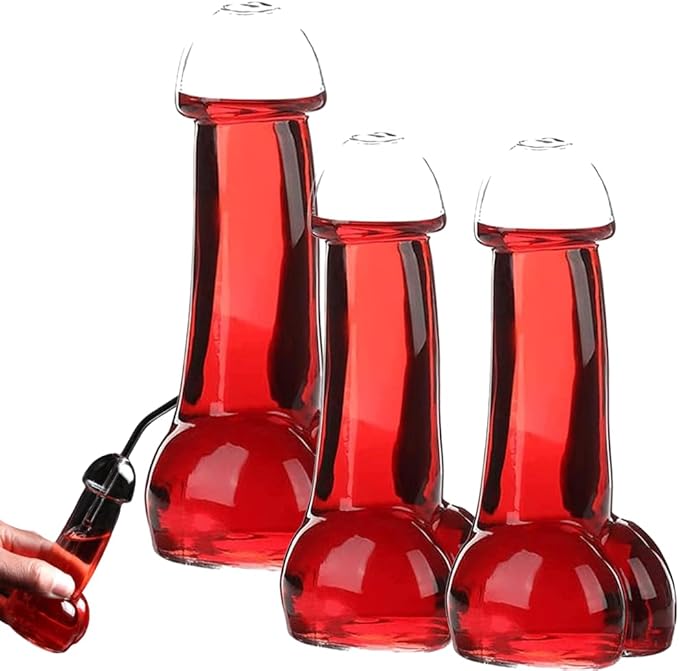 Shaped Shot Glass "He mighty tho" - Funny Laser Engraved Dick Prank Gift