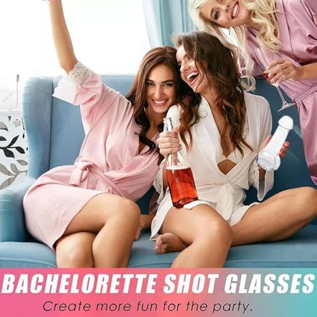 Shaped Shot Glass "He mighty tho" - Funny Laser Engraved Dick Prank Gift