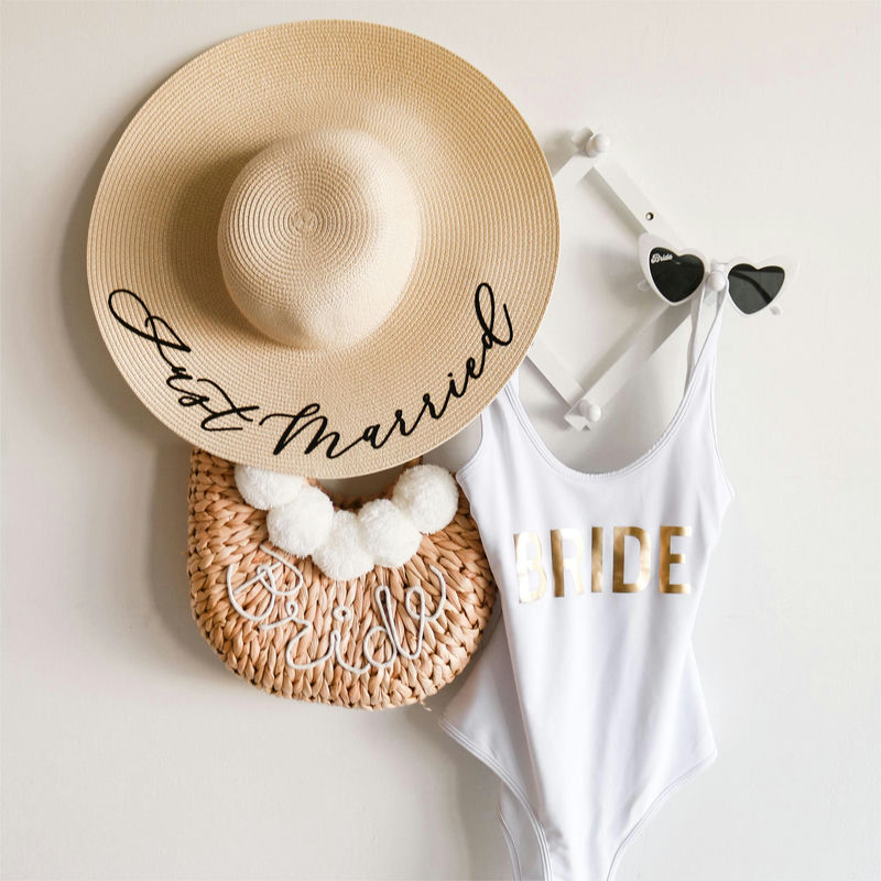 Custom Party Bridal Sun Hat