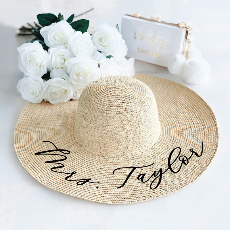 Custom Party Bridal Sun Hat