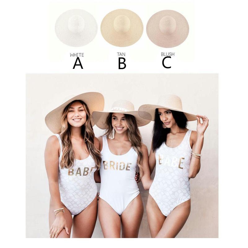 Custom Party Bridal Sun Hat
