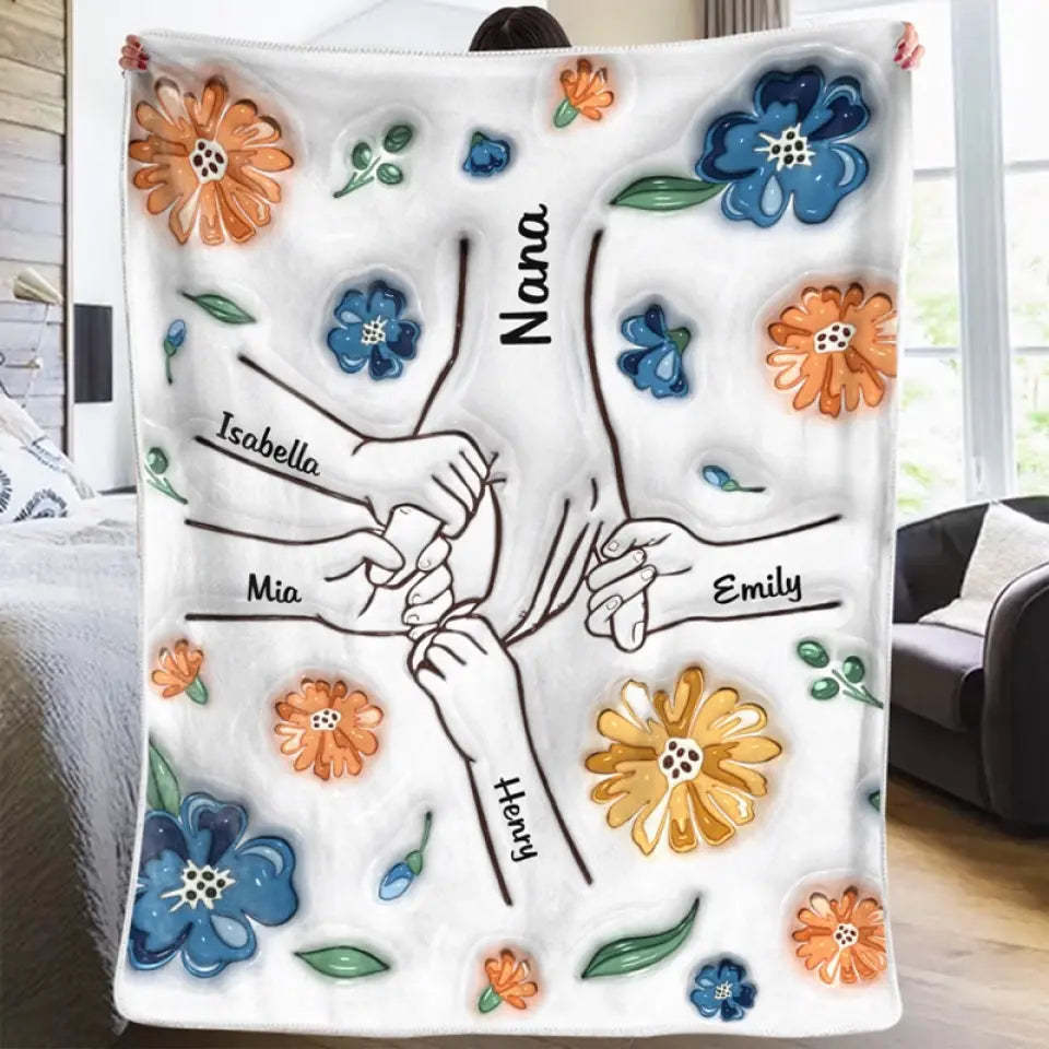 Home Personalized 3D Inflatable Effect Printed Blanket