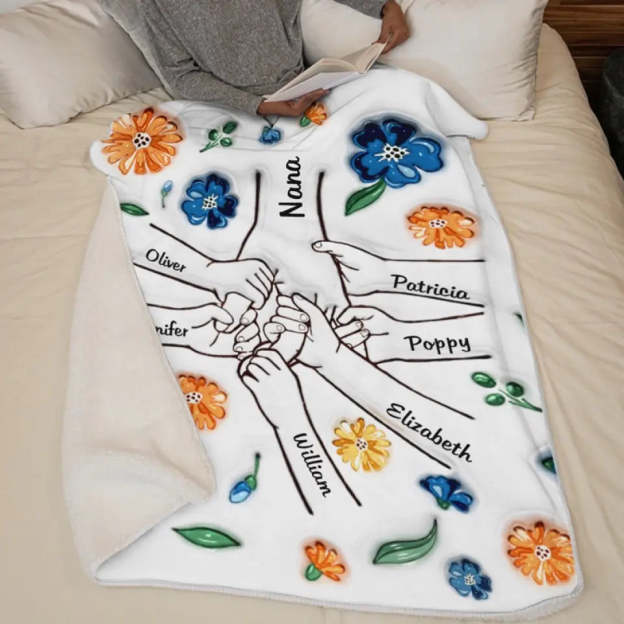 Home Personalized 3D Inflatable Effect Printed Blanket