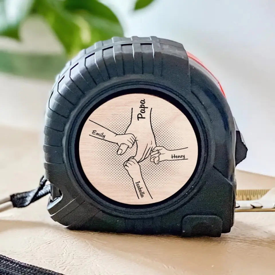 Personalized measuring tape for home