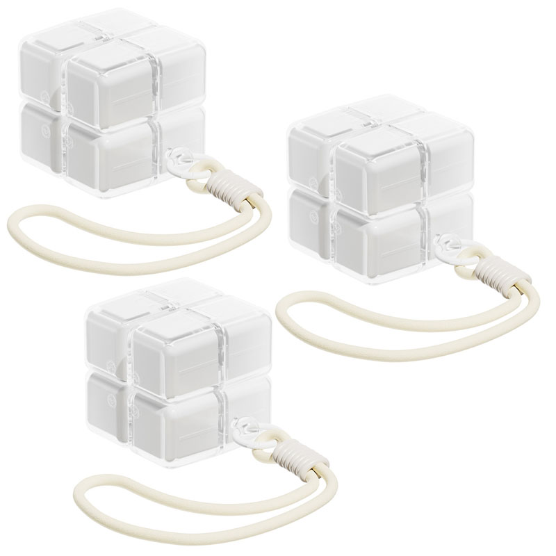 Cube-shaped pill organizer