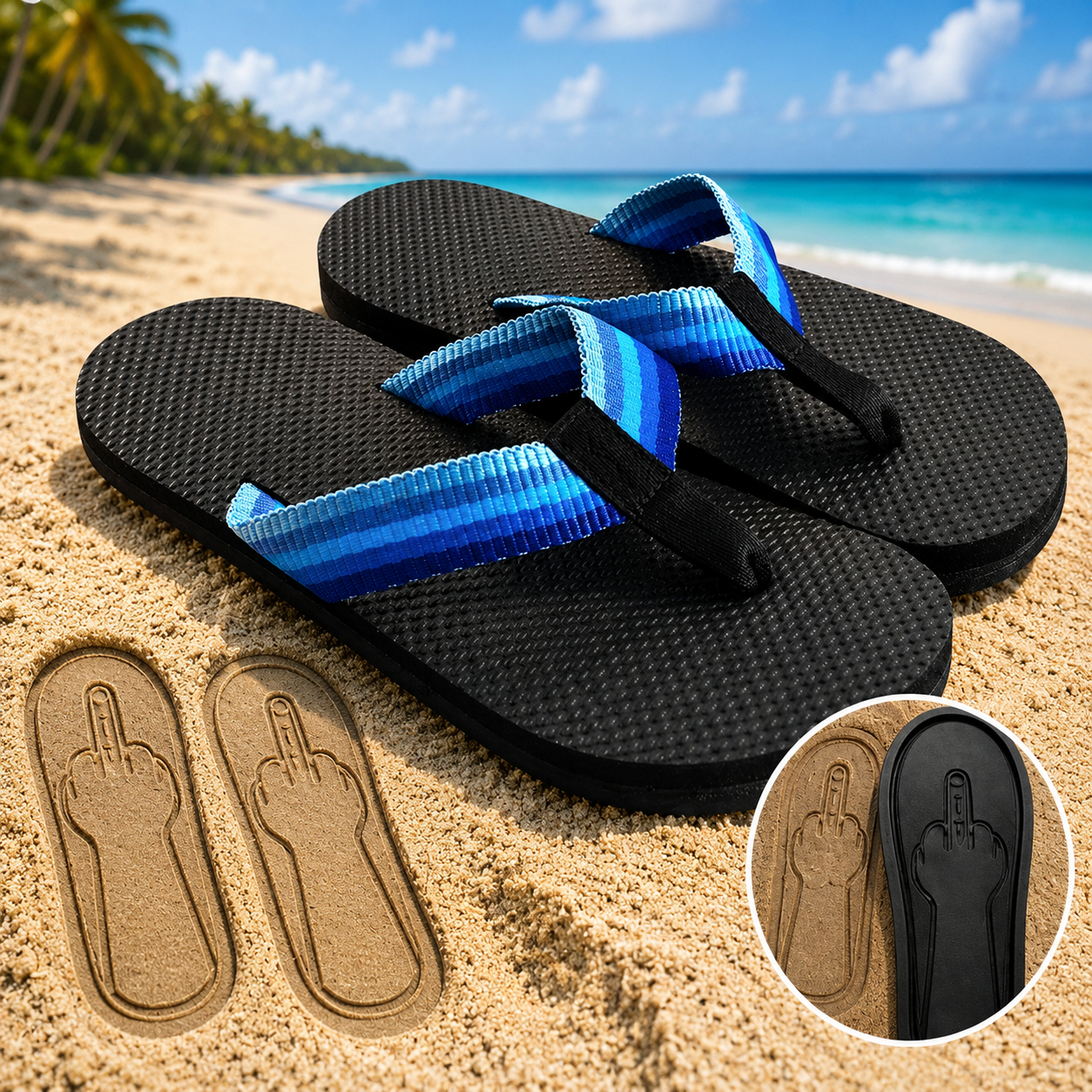 Funny Platform Flip Flops