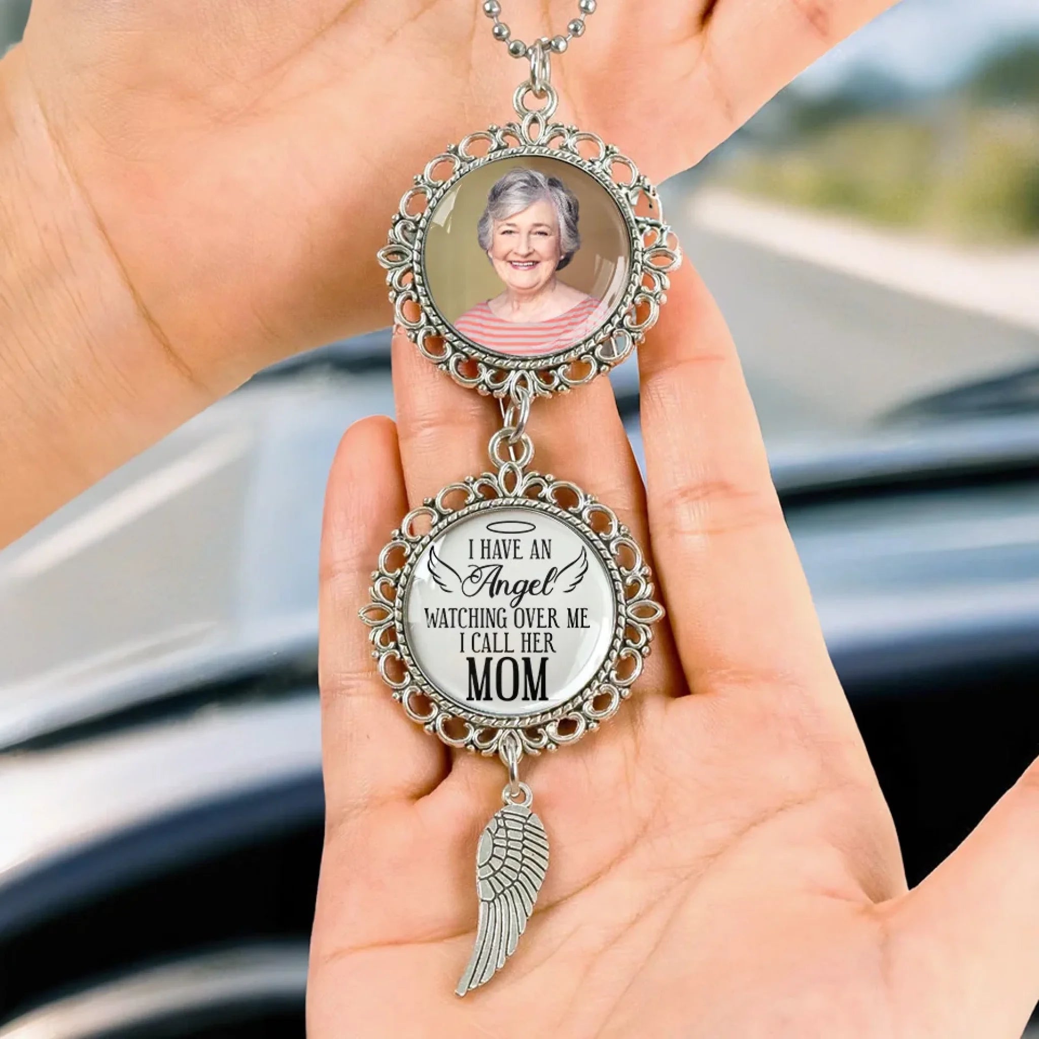Commemorative personalized metal car ornaments