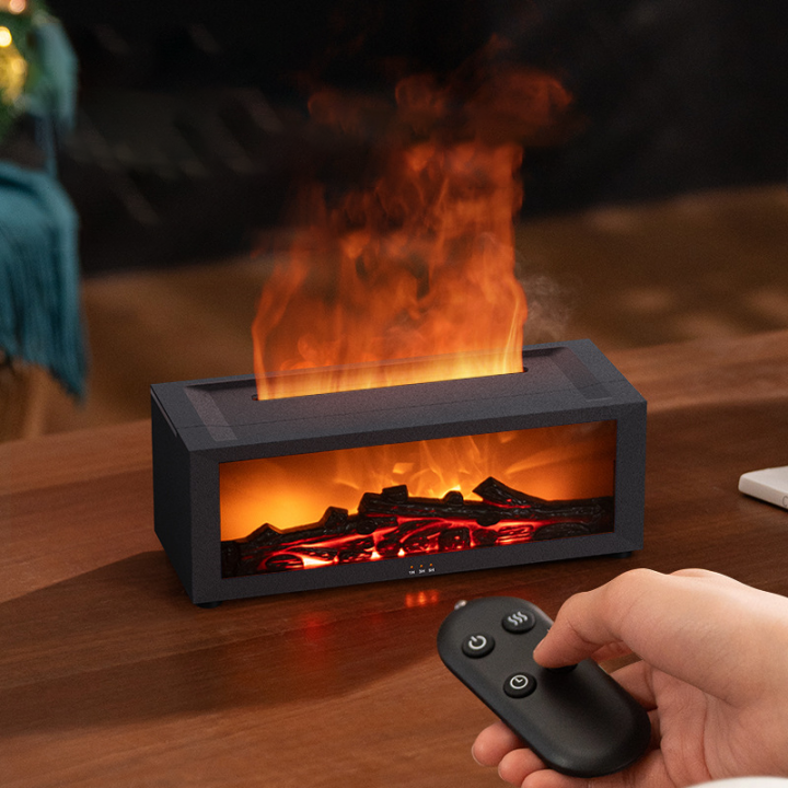 Retro Simulation Fireplace Aroma Diffuser