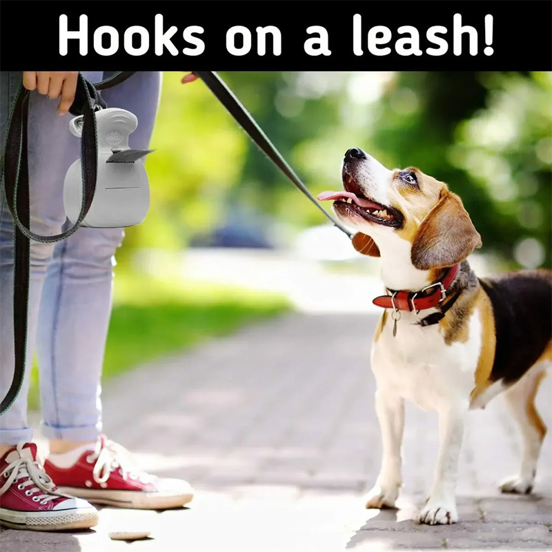 Portable pet poop collector