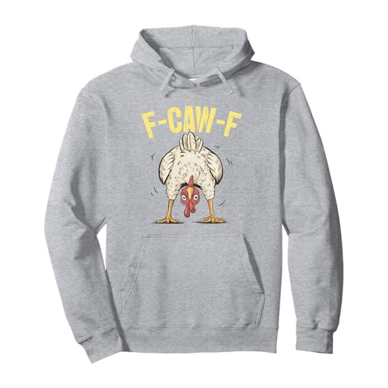 Cotton rooster print sweatshirt