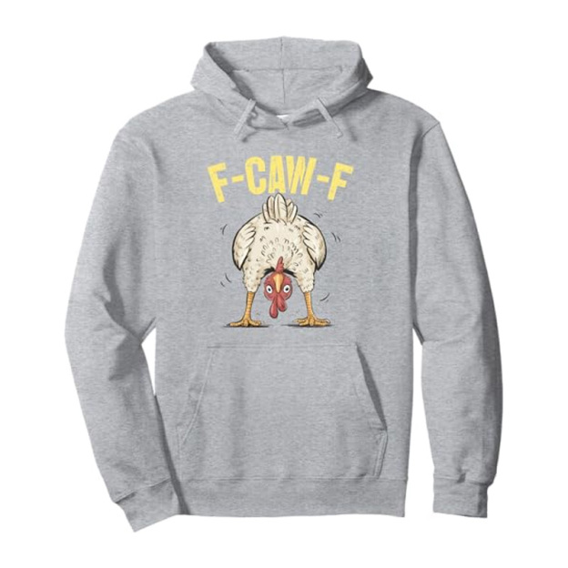 Cotton rooster print sweatshirt
