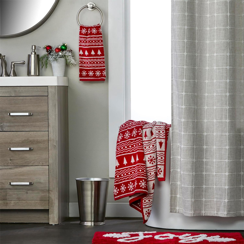 Soft and thick Christmas towel