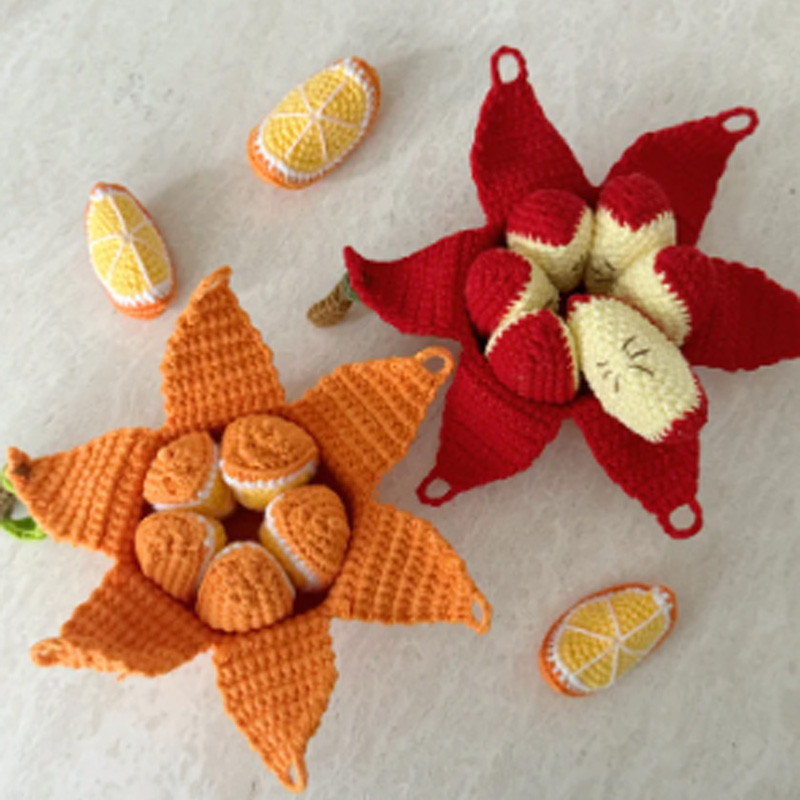 Crocheted Fruit Toys