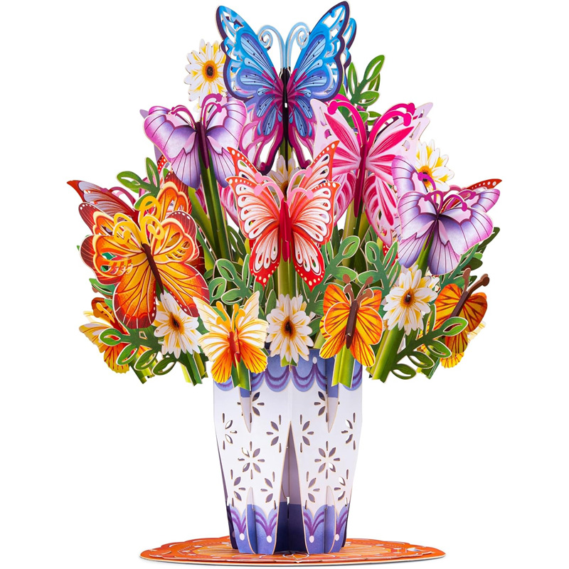 3D Bouquet Pop-up Greeting Card