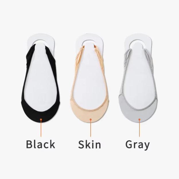 Anti-slip hollow invisible ice silk stockings