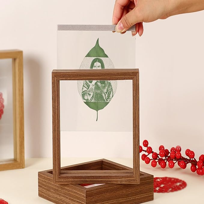 Personalized and Peace leaf engraving