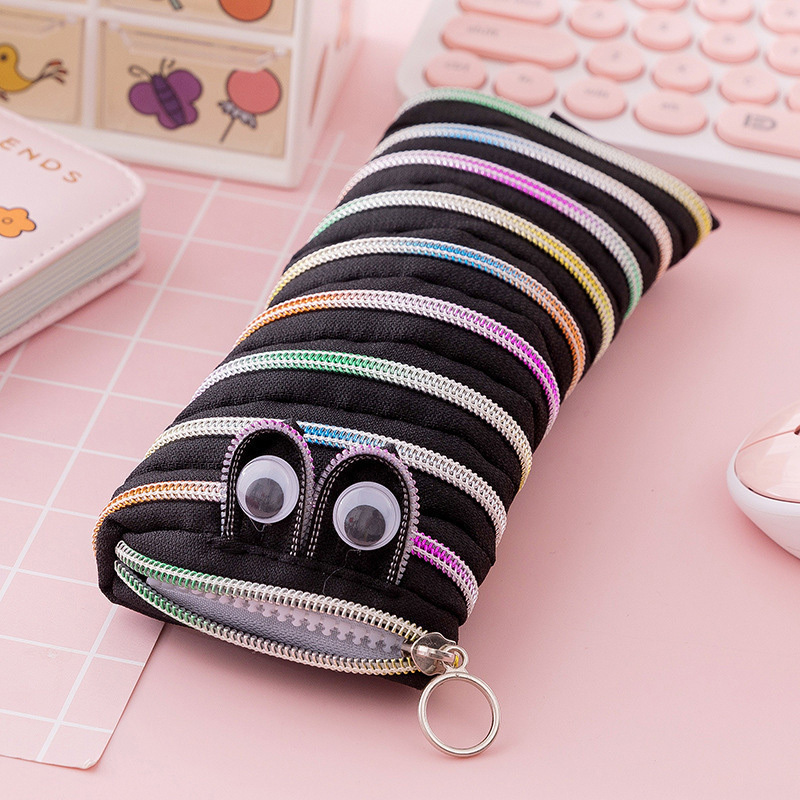 Creative Caterpillar Zipper Pencil Case