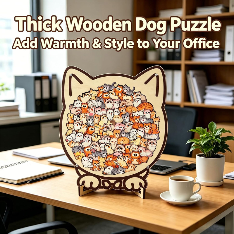Cute animal puzzles to relieve stress
