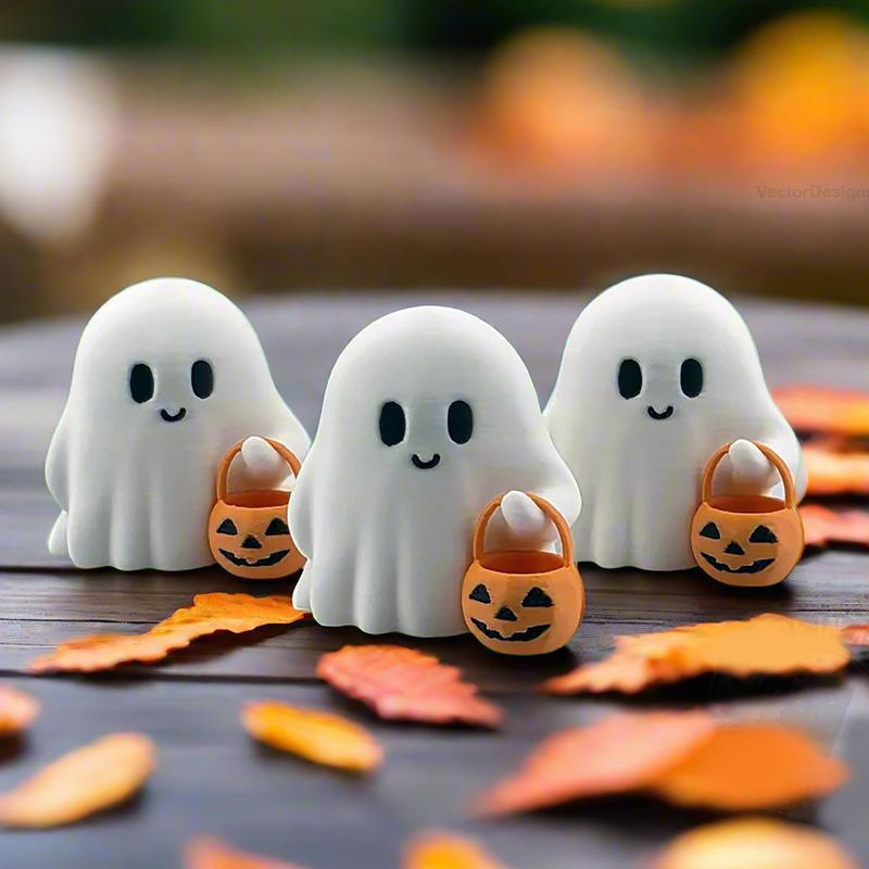 Halloween Mini Ghost Ornaments