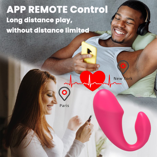 Remote control dual-vibration masturbator