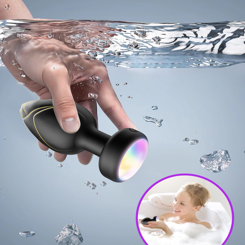 LED Light Silicone Butt Plug
