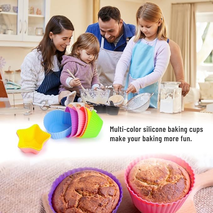 Multi-Shape Silicone Baking Molds