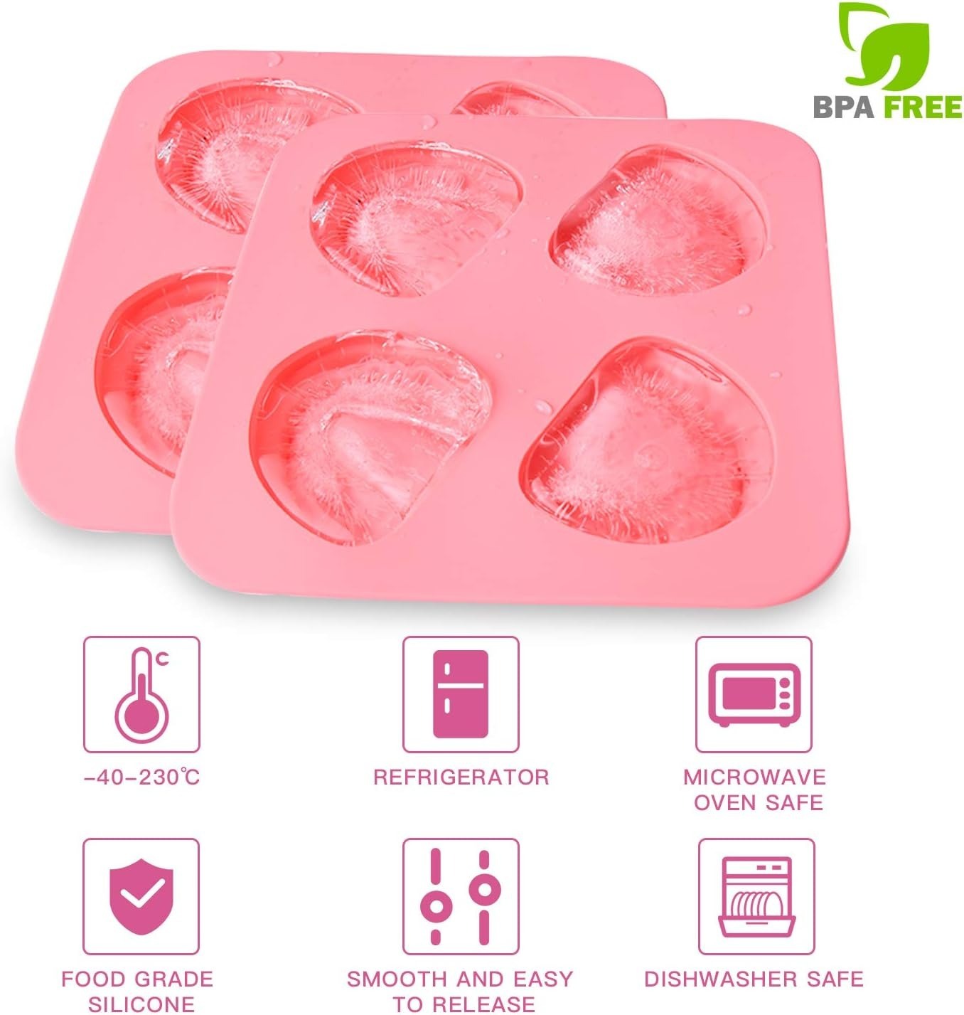 Smiley Denture Shape Ice Cube Tray Mold