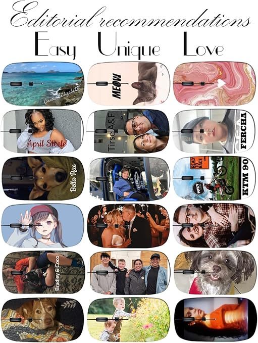 Design photos, images on the mouse