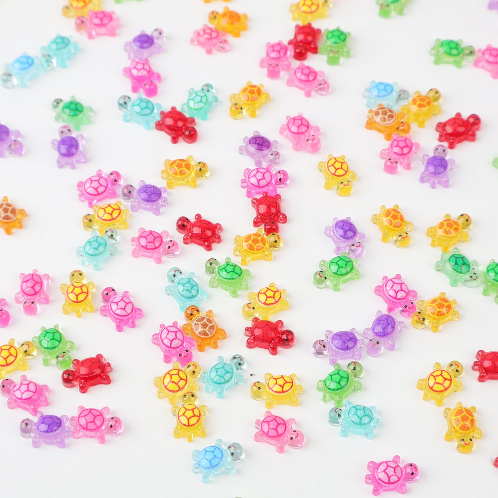 Miniature resin turtle decoration