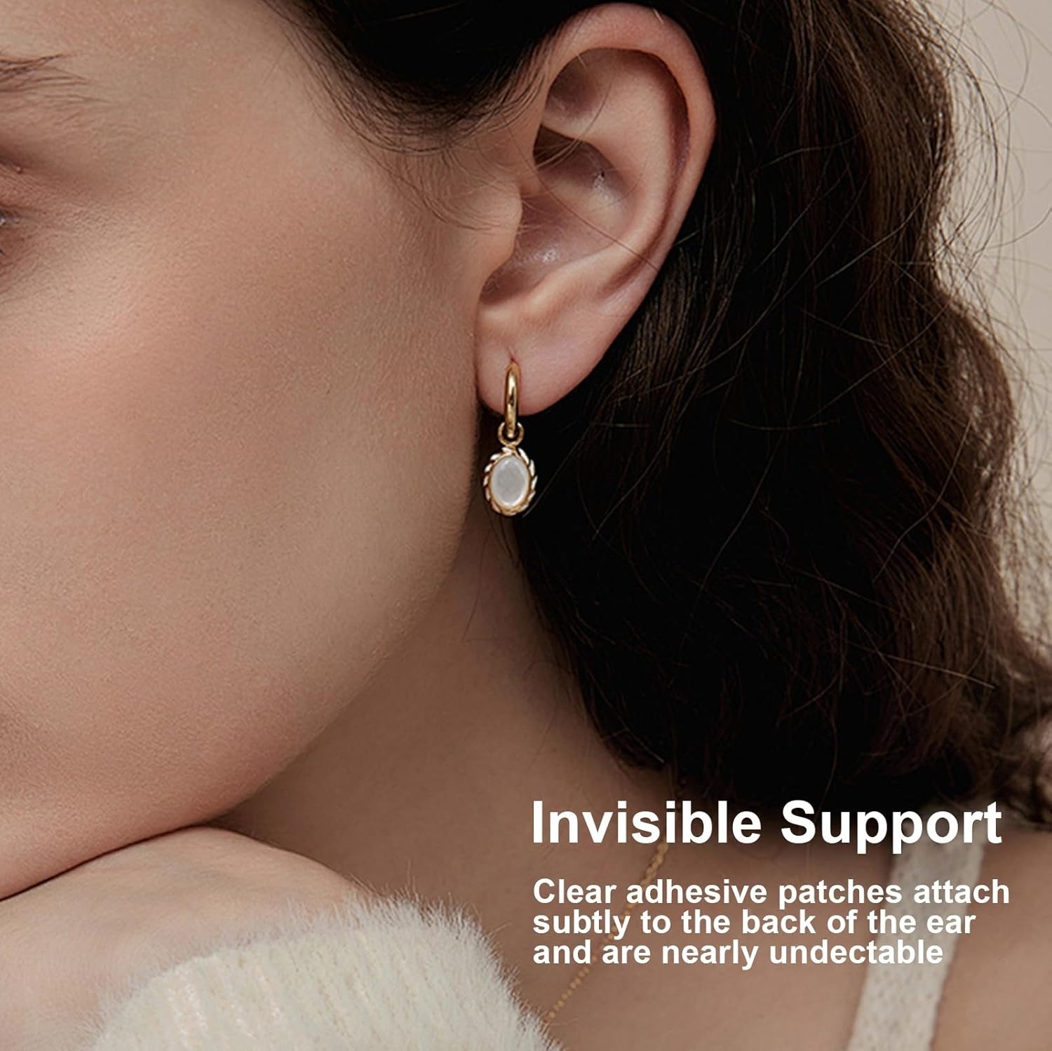 Clear Invisible Earlobe Protectors