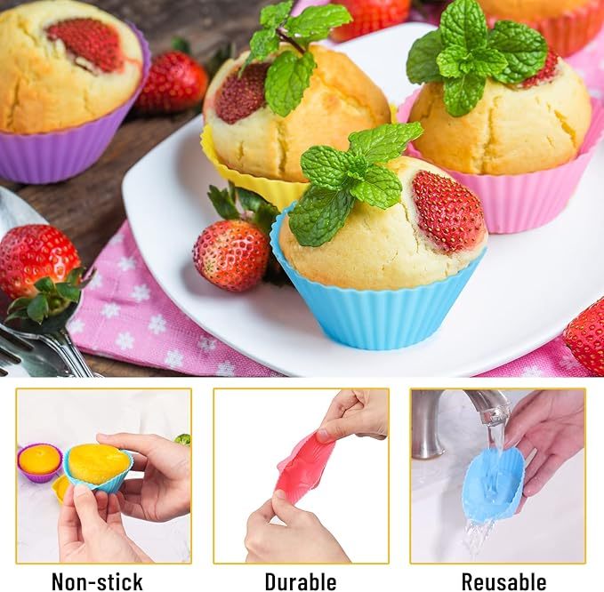 Multi-Shape Silicone Baking Molds