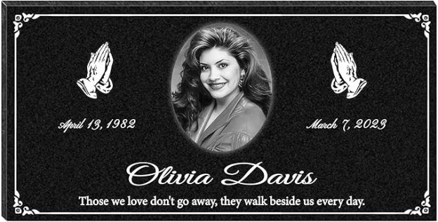 Outdoor Personalized Memorial Plaques, Memorial Garden Stones, Cemetery Tomb Decorations (Pets)