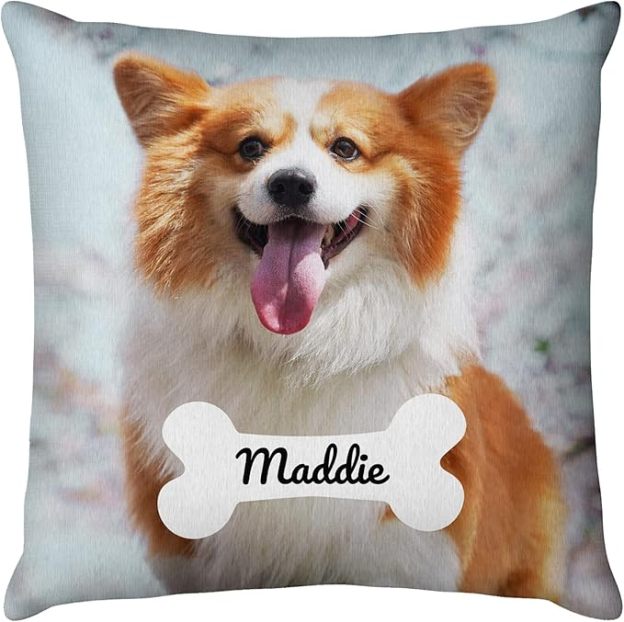 Custom pillow pet dog photo personalized pillow cover