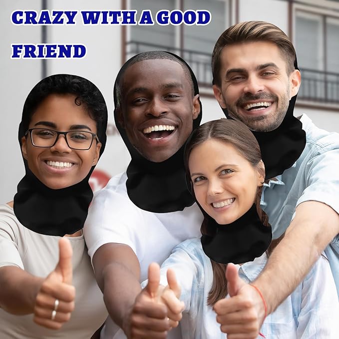 Custom Photo Face Mask – Personalized Bandana Mask for Fun & Style