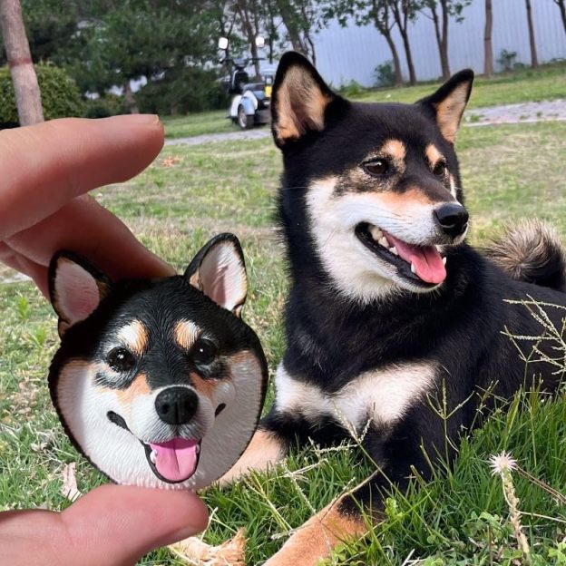 Customized Cute Pet Cartoon Fridge Magnets 3D Plaster Magnetic Stickers