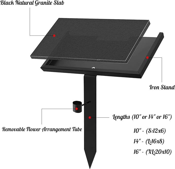 Outdoor Personalized Memorial Plaques, Memorial Garden Stones, Cemetery Tomb Decorations (Pets)