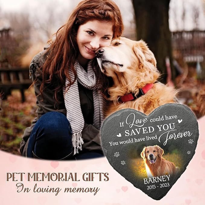 Pet Memorial Stone Personalized Gift For Loss Of Dog