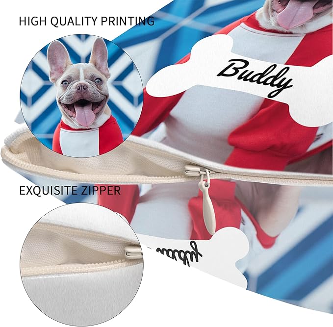 Custom pillow pet dog photo personalized pillow cover